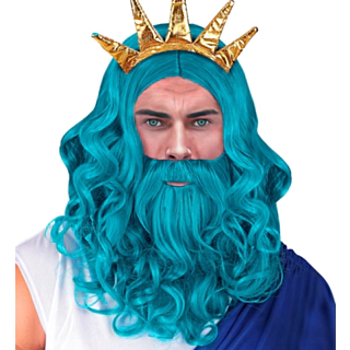 Poseidon Paryk & Skæg Turkis