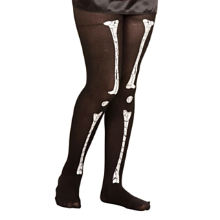 Skeletpige Strømpebukser