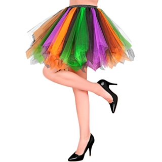 Tutu Skørt Lilla/Orange/Grøn