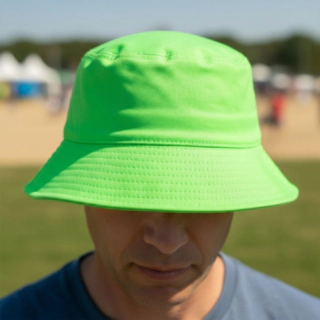 Bøllehat Neongrøn