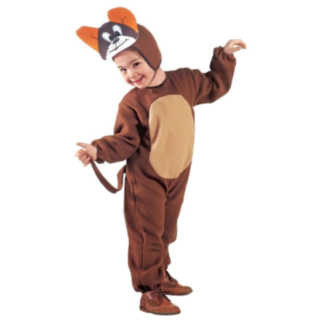 Brun Mus Børnekostume