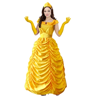 Eventyrlig Prinsesse Belle Kostume