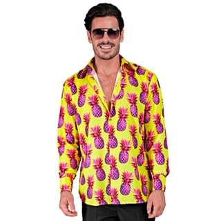 Neon Ananas Skjorte Gul