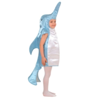 Delfin Børnekostume