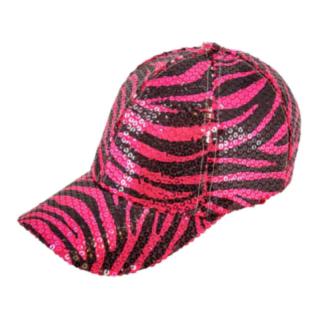 Zebrastribet Kasket Pink