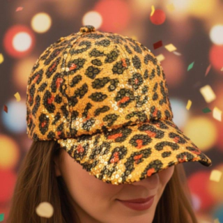 Leopardplettet Kasket