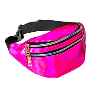 Holografisk Bæltetaske Pink