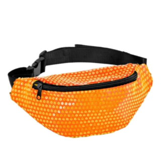 Paillet Bæltetaske Neonorange