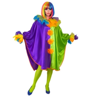 Klovne Poncho Kostume