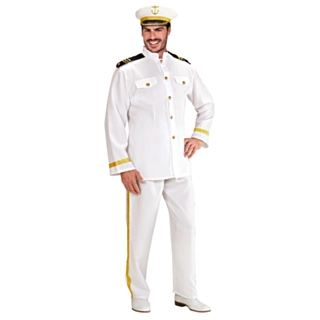 Marineofficer Kostume Hvid