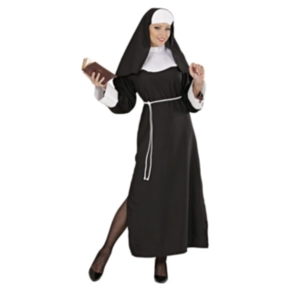 Klassisk Nonnekostume Sort