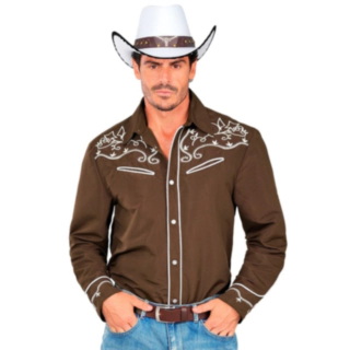 Cowboy Skjorte Brun