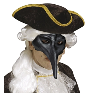 Venetiansk Maske Sort