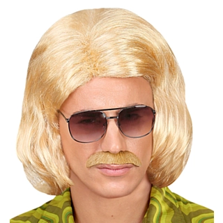 Blond 70'er Paryk & Skæg