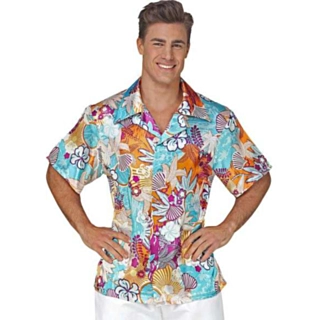 Blomstret Hawaiiskjorte