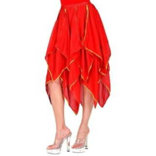 Chiffon Nederdel Rød