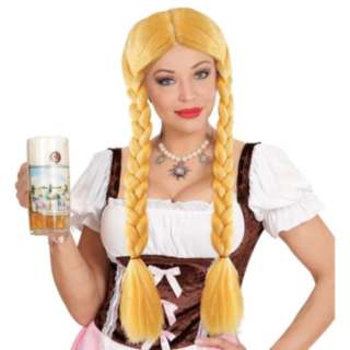 Tyroler Paryk Gyldenblond