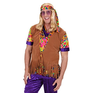 Frynset Hippie Kostume