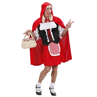 Maskulin Rødhætte Kostume