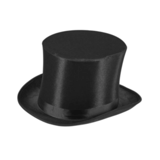 Satin Tophat Sort