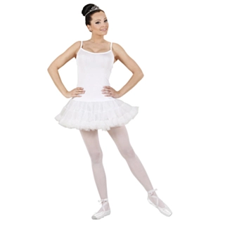 Smuk Hvid Ballerina Kostume