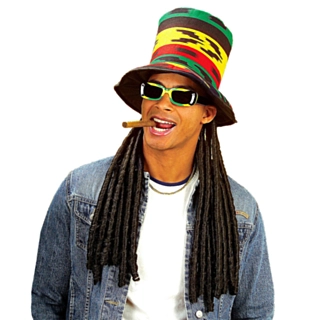 Dreadlocks Reggae Hat