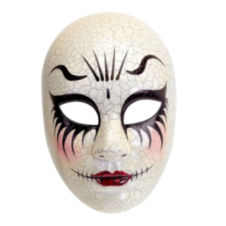 Cracked Doll Maske
