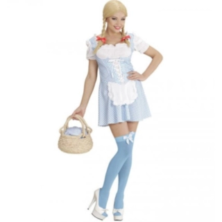 Blå Miss Muffet Kostume