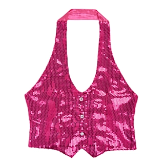 Paillet Vest Pink