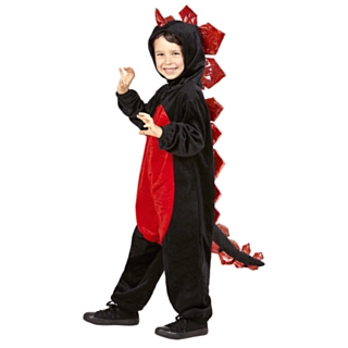 Sort Drage Børnekostume