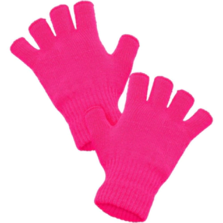 Fingerløse Handsker Neonpink