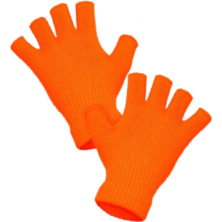 Fingerløse Handsker Neonorange