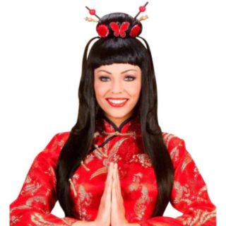 Orientalsk Pige Paryk