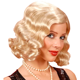 Flapper 20'er Paryk Blond