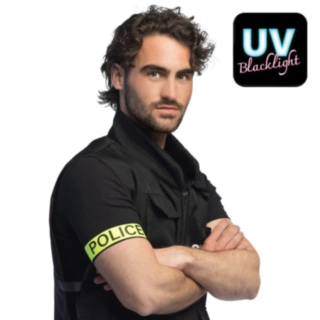 Police UV Armbånd Neon Gul