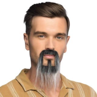 Ninja Skæg Grå