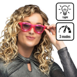 LED Partybriller Pink