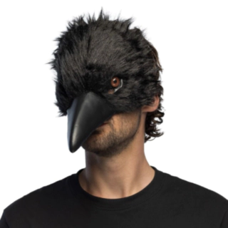 Sort Krage Halvmaske