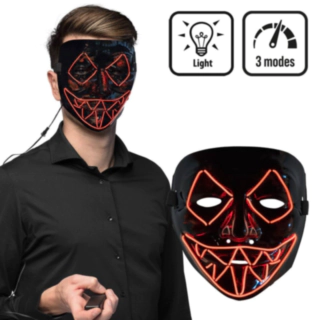 Killer Smile LED Maske Rød