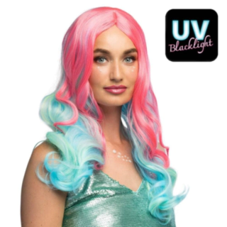 Nixie UV Paryk Pink/Turkis