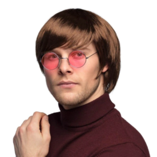 Kort Hippie Paryk Brun