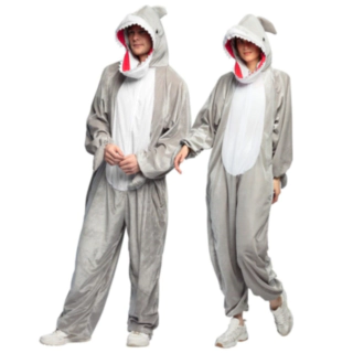 Plys Haj Kostume