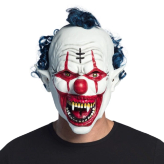 Vampyr Klovn Maske Med Hår