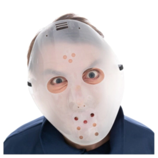 Transparent Hockey Maske
