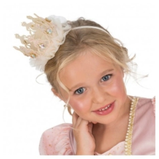 Prinsesse Hårbøjle Med Krone Til Børn