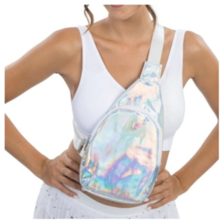 Holografisk Crossbody Taske