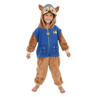 Paw Patrol® Chase Børnekostume Blå/Brun