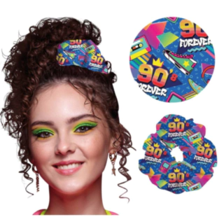 90'er Hårelastik Scrunchie