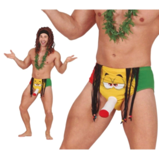 Reggae Underbukser Med Falsk Penis