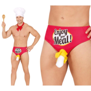 Enjoy Your Meal Underbukser Med Falsk Penis